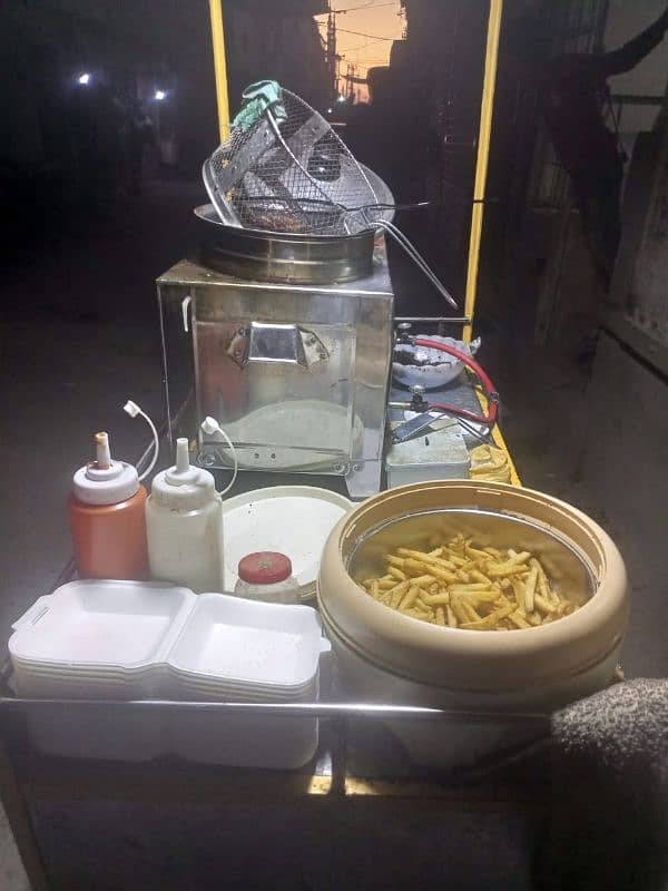 french fries complete setup 2