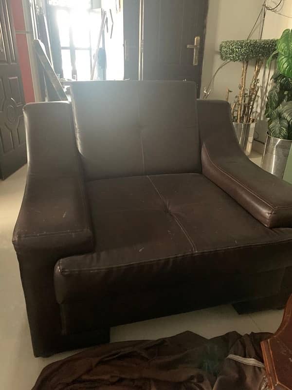 sofa set leather 2