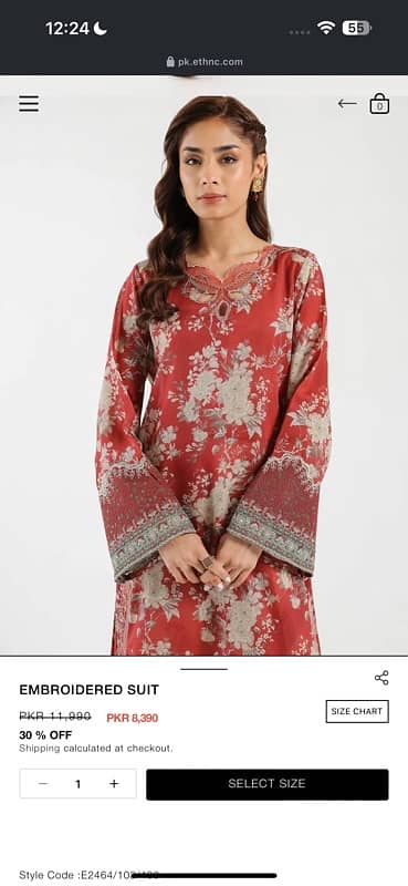 Ethnic dress 2 piece ready to wear 1