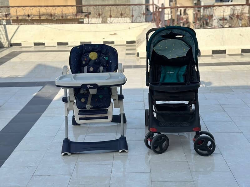 Tinnies Stroller and Feeding Chair 2