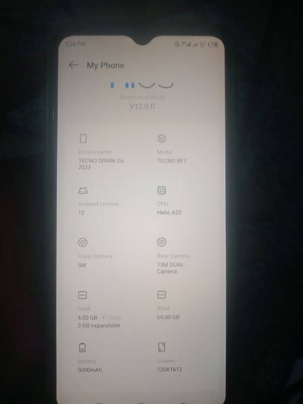 Tecno Spark Go 2023, 4/64 pta approved 0