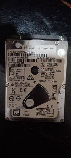 HGST 500gb HDD