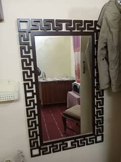 2X4 mirror in wooden  frame in full ok conditions