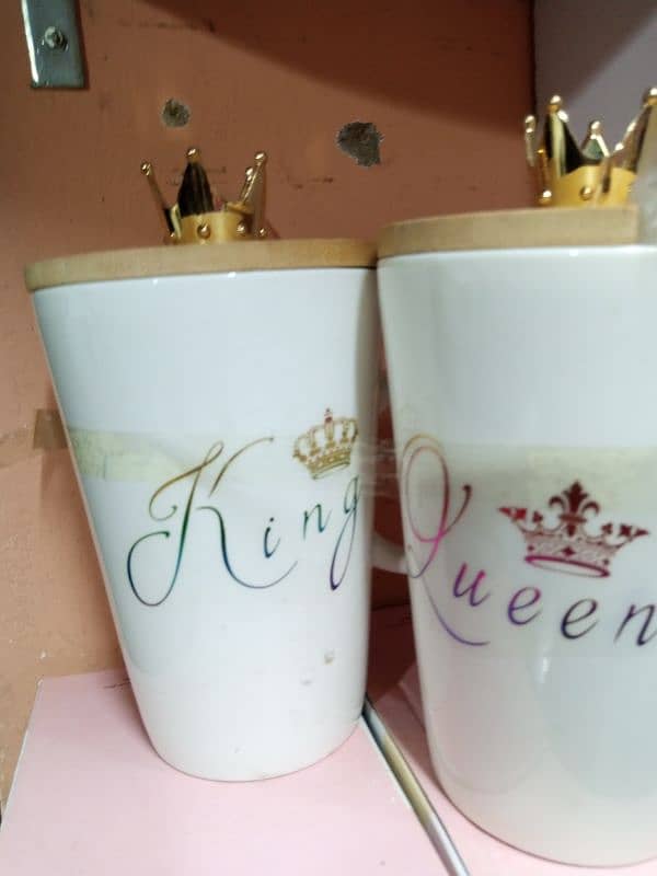 King Queen Cup Set 2