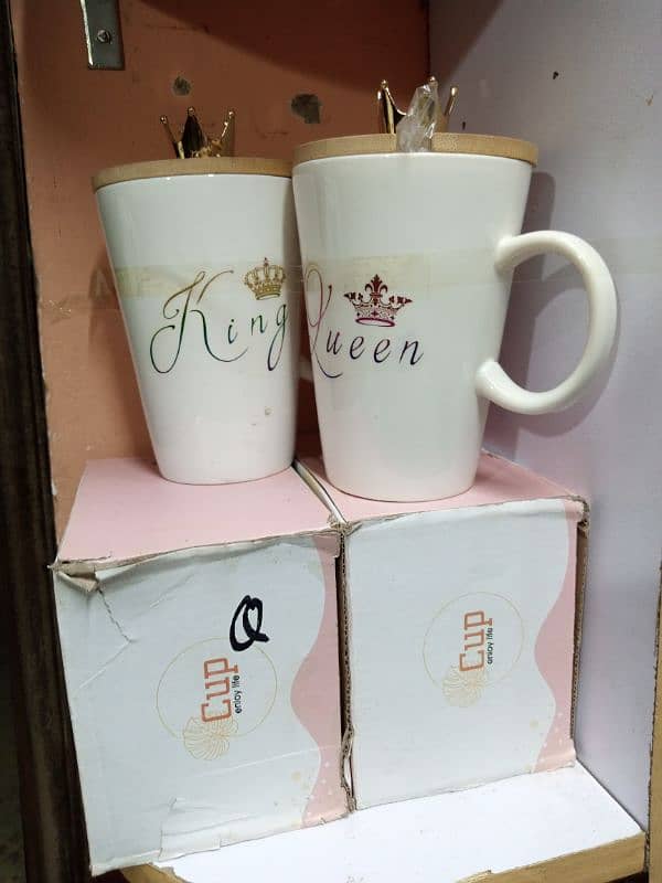 King Queen Cup Set 3