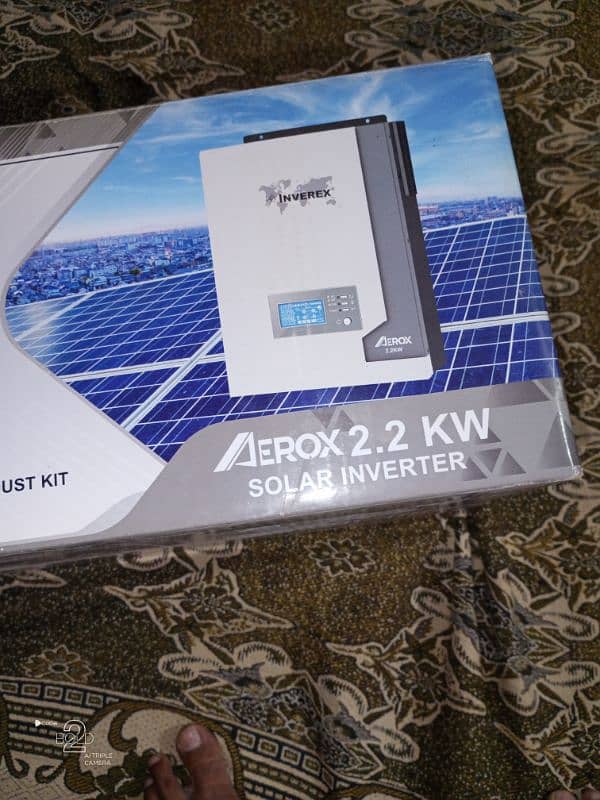 inverex inverter 2.2 kw. jab se lia abhi tak seald hai box pack 3