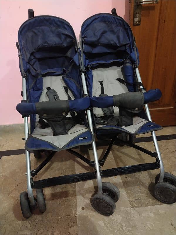 pram 2 set folding 2