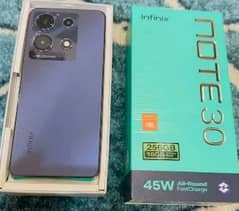 infinix note 30 8+8 rem /256 rom 10/10 condition