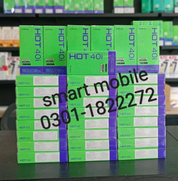 Infinix Note 40 Box packed. hot 40 pro / 40i / hot 50 pro + / 50i / 5