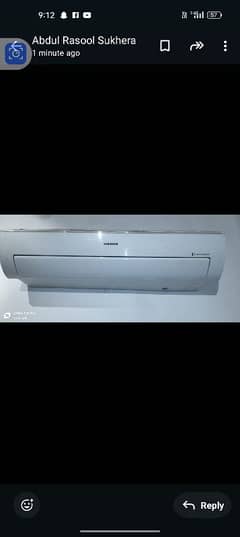 Samsung digital inverter AC 1.5 Ton