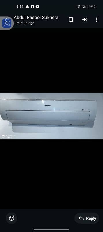 Samsung digital inverter AC 1.5 Ton 0