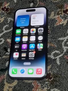 i phone 14 pro Black colour 128 GB LLA Modle PTA Approve