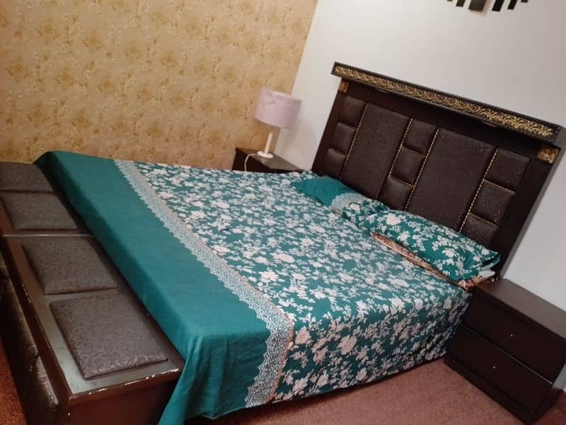 King size Bed with Side tables and Dressing table 2