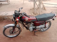 Honda 125 used condition all okay with complete ducoment price 118000