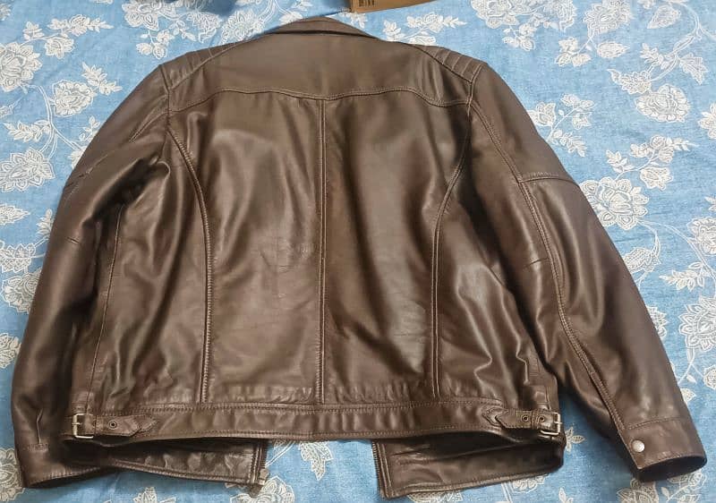 brand new leather jacket size extra large (52) 1