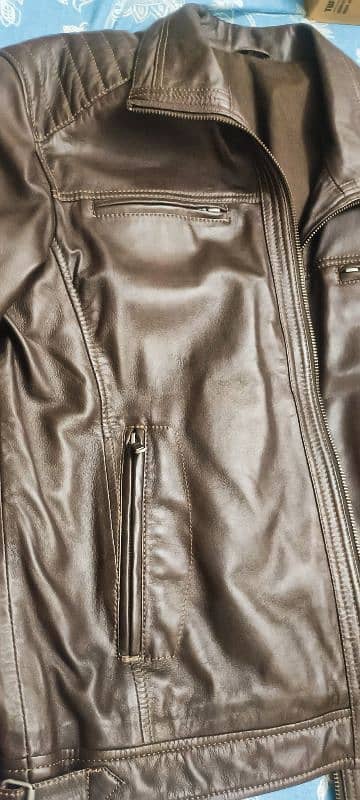 brand new leather jacket size extra large (52) 2