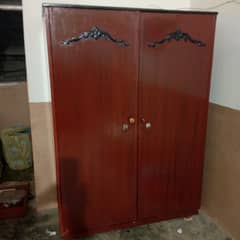 Two door Wooden  almirah 0334 3886505