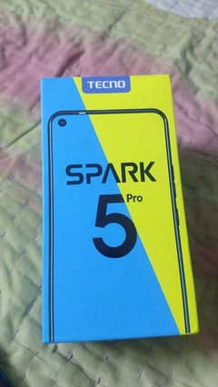 Tecno spark 5 pro with box