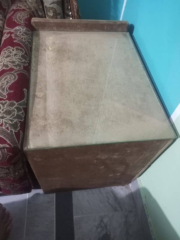 bed and mattress with side tables call and whtsup 03315050533 0