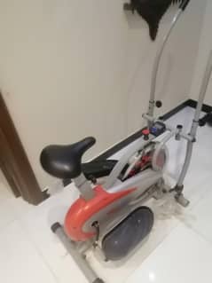 Elliptical treadmill hardly used