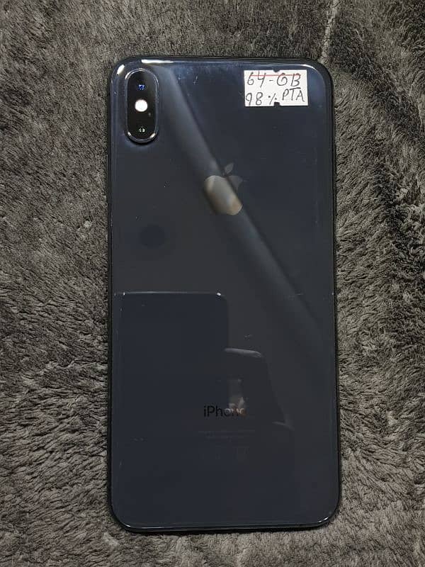 IPhone x s max PTA 64GB 98% Battery 10/9 0