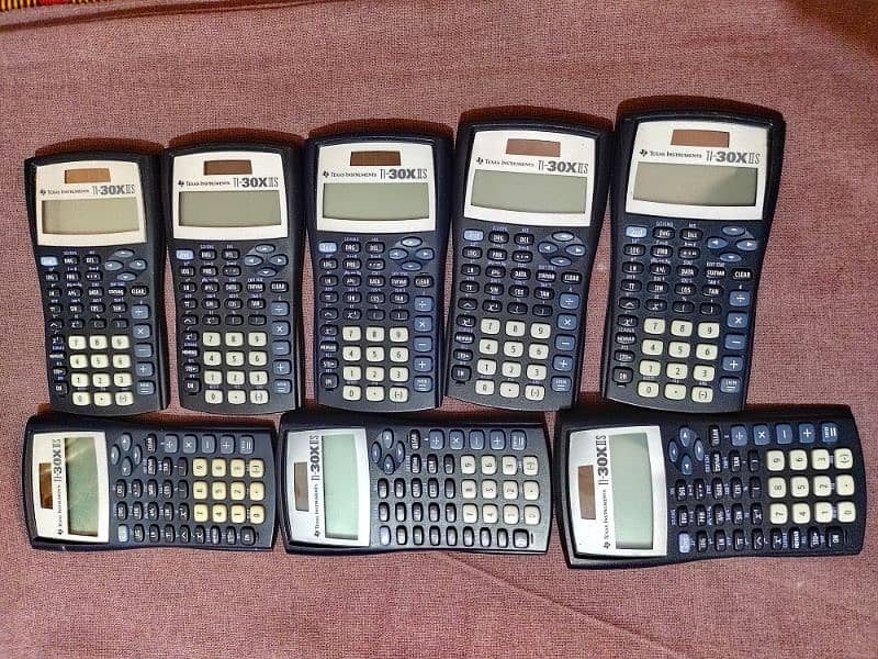 TEXAS INSTRUMENTS TI-30XIIS SHARP CALCULATORS USA IMPORTED 5