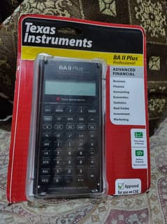 BA2 PLUS PROFESSIONAL FINANCIAL CALCULATOR TEXAS INSTRUMENTS