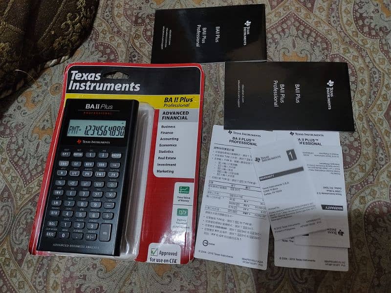 BA2 PLUS PROFESSIONAL FINANCIAL CALCULATOR TEXAS INSTRUMENTS 1