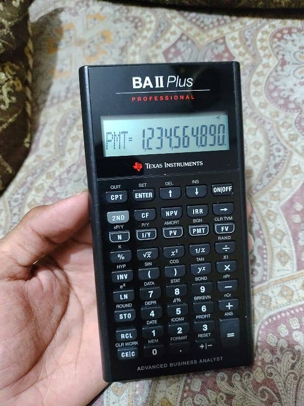 BA2 PLUS PROFESSIONAL FINANCIAL CALCULATOR TEXAS INSTRUMENTS 2