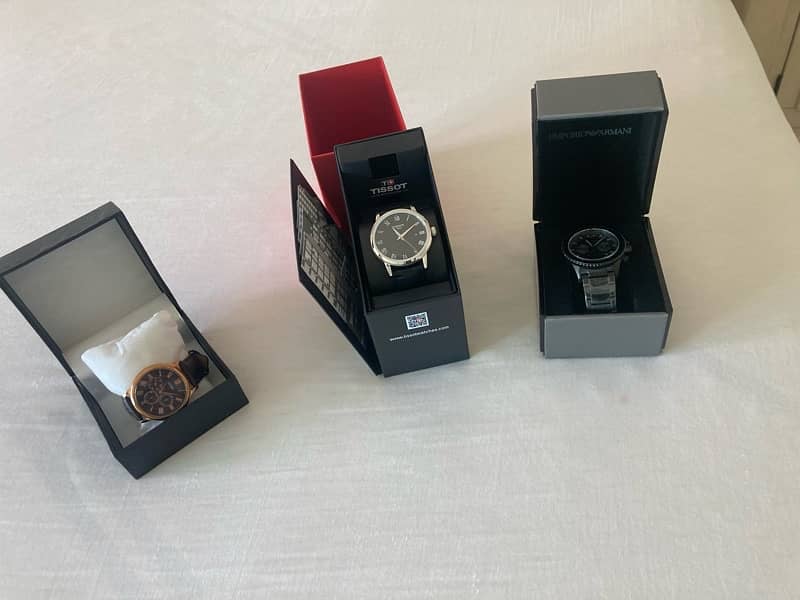 Tissot,Armani,guess,apple 1