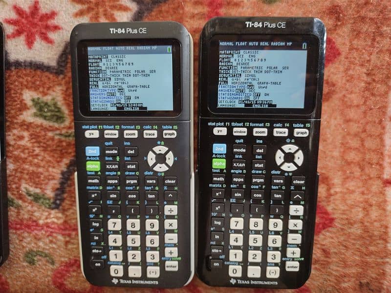 TI-84 PLUS CE TI-83 PREMIUM CE  GRAPHIC CALCULATOR TEXAS INSTRUMENTS 5