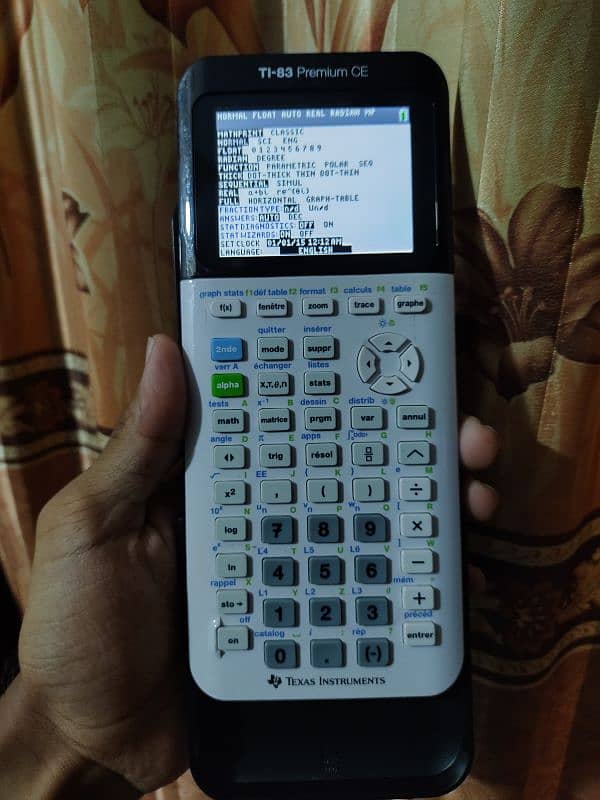 TI-84 PLUS CE TI-83 PREMIUM CE  GRAPHIC CALCULATOR TEXAS INSTRUMENTS 7