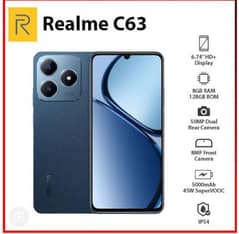 realme c63 8+16gb 128gb only 1month ues exchange possible 03196624720