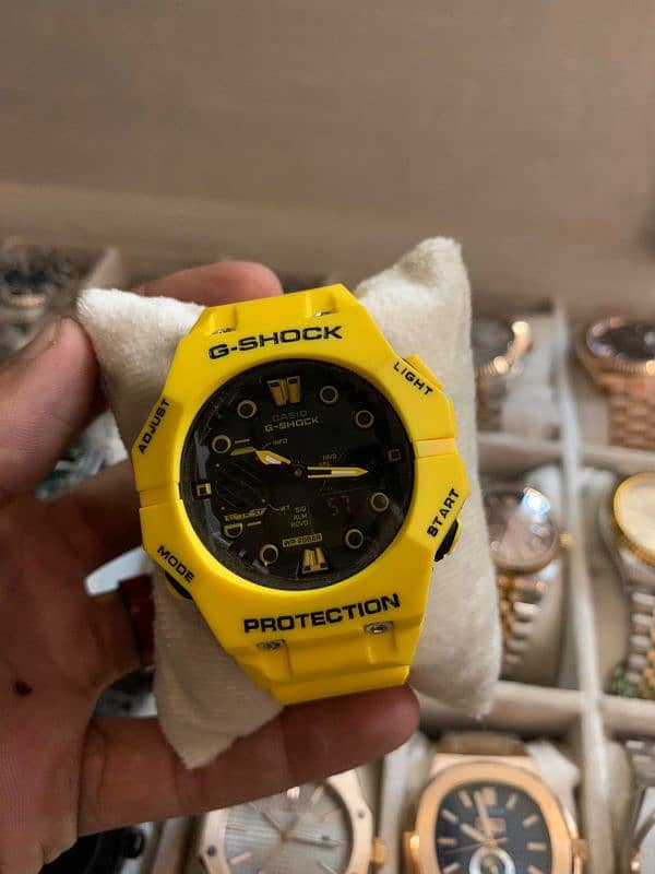 g shock new model yellow 0