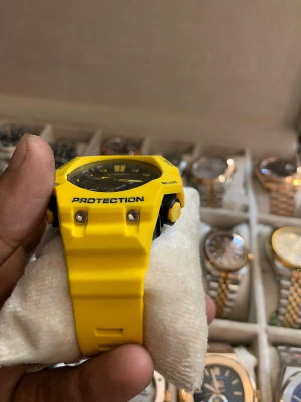 g shock new model yellow 3