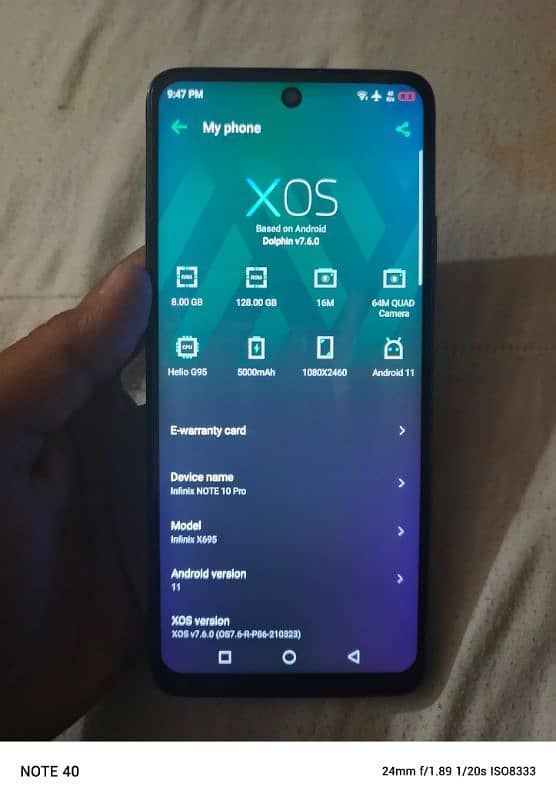 Infinix note 10 pro Pta approved 6