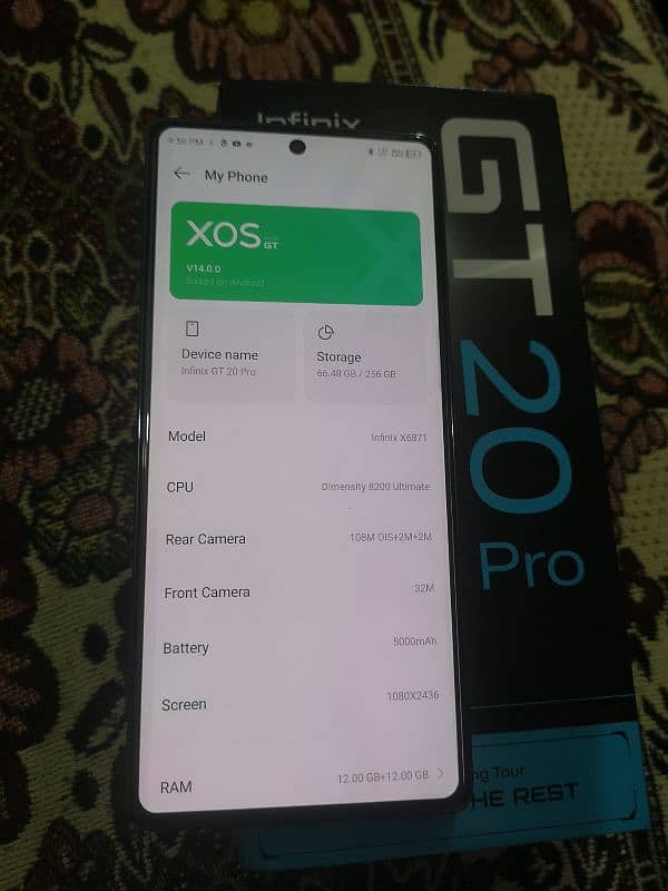 Infinix GT 20 pro 5g 3