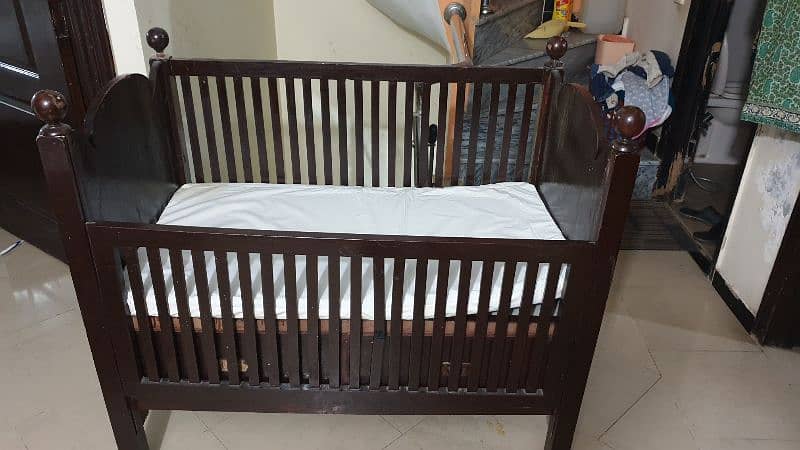 Wooden baby Cot 1