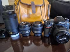 Nikon D7200 with four lenses in Excellent Condition!