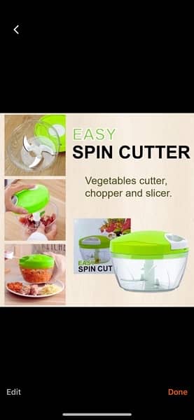 SPIN CUTTER (2 blade) un-used 0