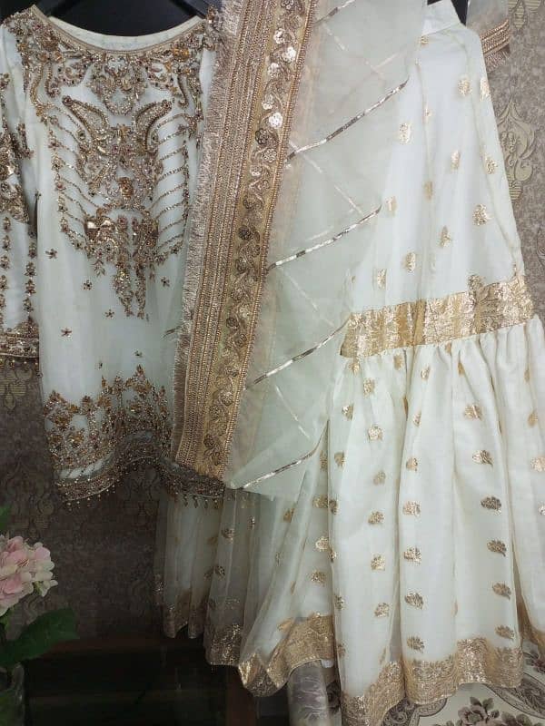 Fancy Bridal dress 3Pc 4