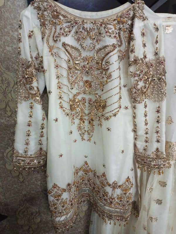 Fancy Bridal dress 3Pc 5