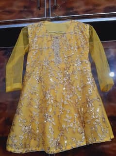 Frock shrara with dupatta