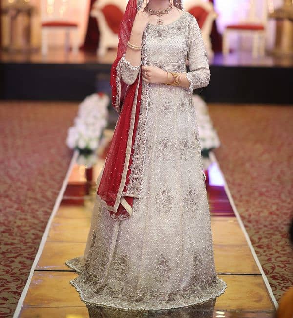 Ivory and Plum Lehnga | Women Bridals 0