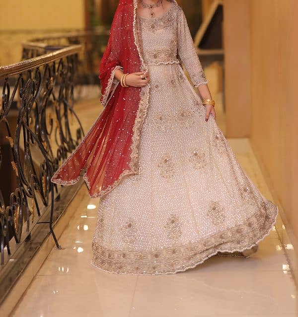 Ivory and Plum Lehnga | Women Bridals 10