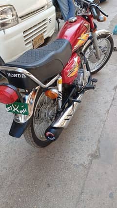 honda CG 125 Model 2021 karachi number chamber seald