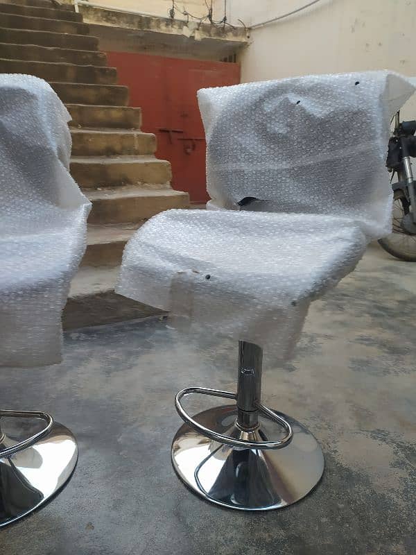 Two 2 Reception chair/ Rotable chair urgent sale ( New unused) 11