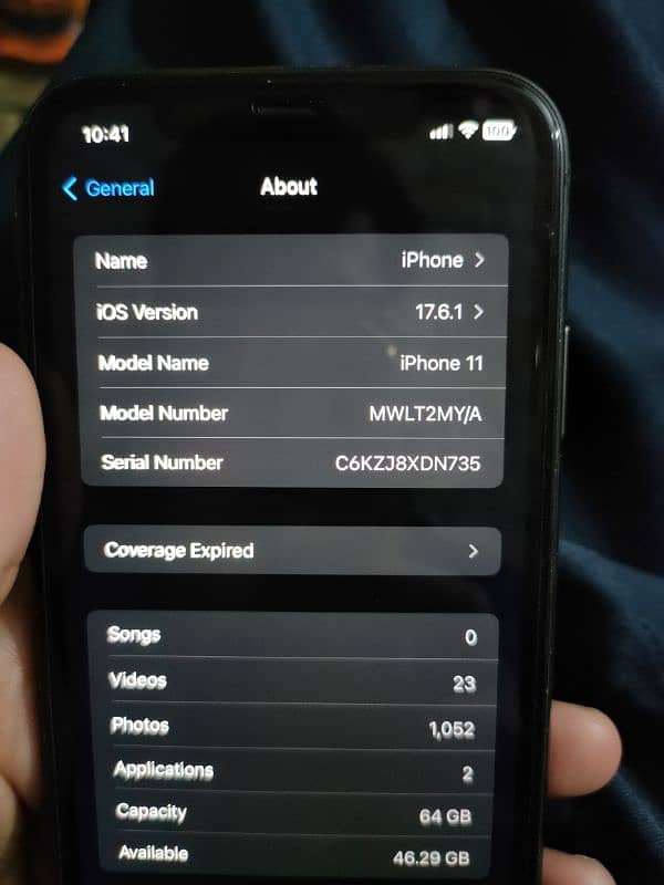 IPhone 11 64Gb Dual sim Pta approved 1