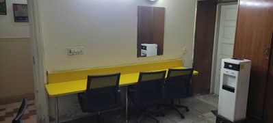 Furnished 15 Marla office Sharing option Near Main Road Gulberg