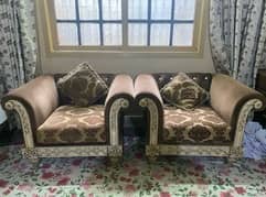 7 seater sofa set with table